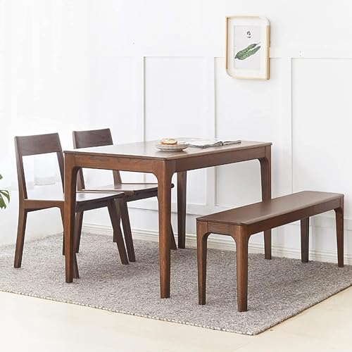 Runam Woods مقعد روونام وودز الفاخر للمنازل والمكاتب - مقعد متعدد الاستخدامات من الخشب الصلب 100 سم للاستخدام الداخلي والخارجي لتناول الطعام، المدخل، وتغيير الأحذية - Image 5