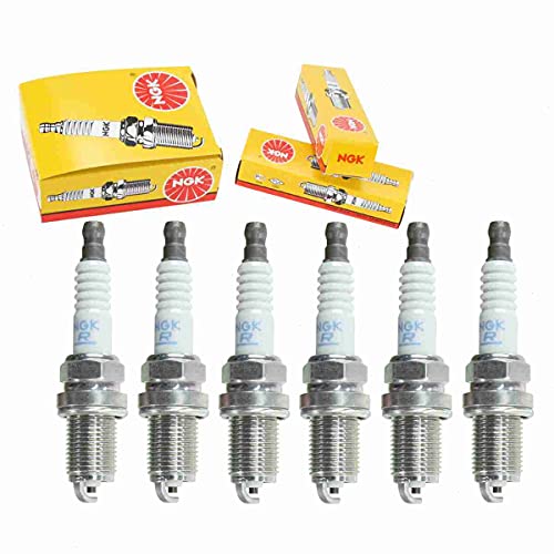 Sixity Auto 6 قطع شمعات احتراق NGK القياسية المتوافقة مع ميتسوبيشي مونتيرو سبورت 3.0L 3.5L V6 1999-2004 - Image 1