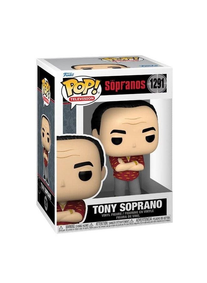 Funko - Pop! Tv: The Sopranos Tony Soprano Bundled With A Byron'S Attic Pop Protector - Image 1