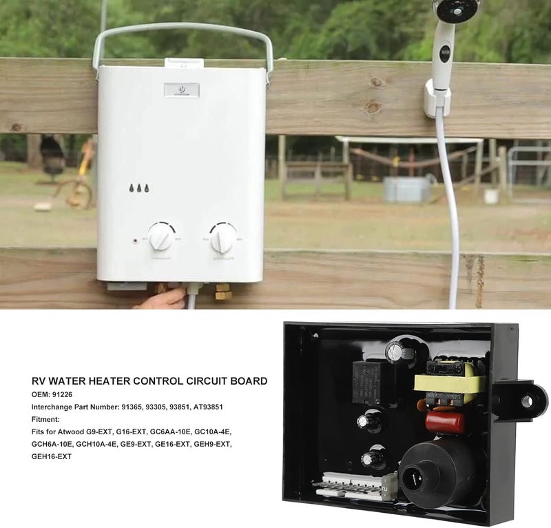 كلاراكو لوحة تحكم إشعال سخان المياه RV من Klarako لـ Atwood G9‑EXT G16‑EXT، لوحة دوائر كهربائية 91226 لسخان المياه RV، لوحة دوائر التحكم في سخان المياه RV، لوحة تحكم سخان المياه RV - Image 2