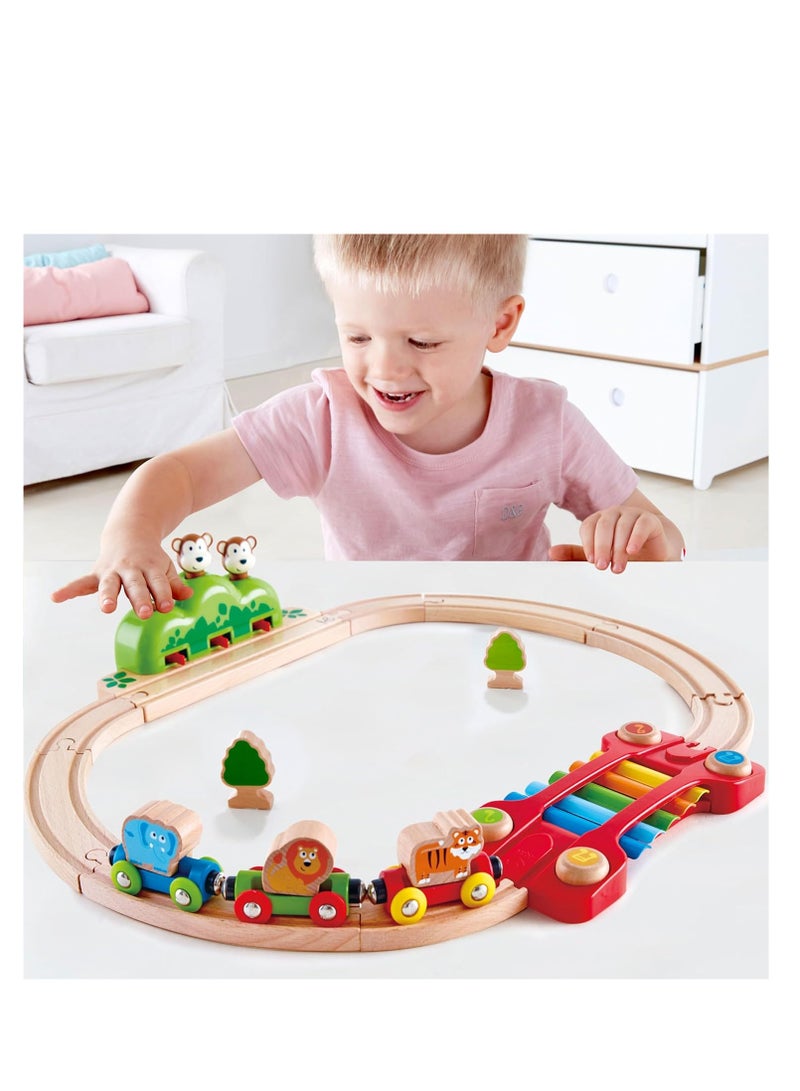 Raxoom Rainbow Puzzle Railway | Kids Railway Toy, Educational Toddler Toy, Children’s Train Set, Train Toy For Toddlers, Develop Key Motor Skills and Promote Hours Of Play For Ages 18+ Months - Image 3