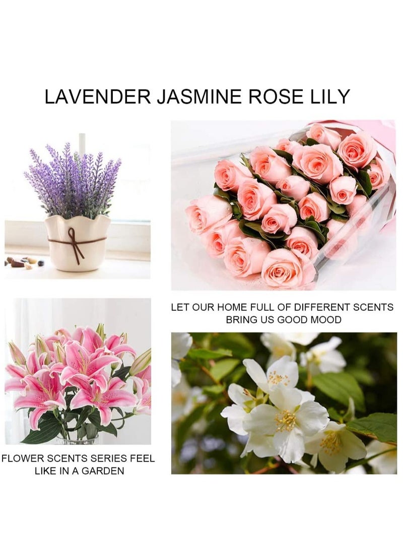 SYOSI - Lavender Jasmine Lily Rose Flower Sachet 1Box 12Pcs 12 Packs Closet Air Deodorizer Freshener Scented Drawers Sachets Long Lasting Smell Goods for House 4 Scent Home Car Fragrance Products - Image 1