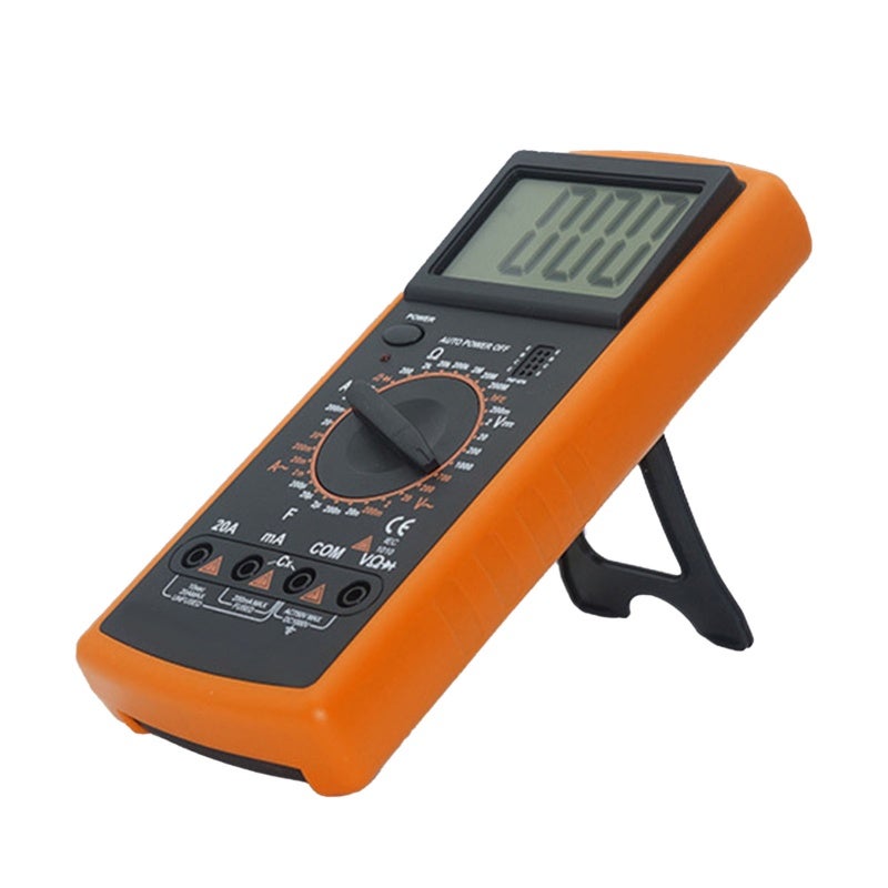 Digital Multimeter: Compact Portable Device - Stable Precise Performance Anti-burning Overload Protection, ABS Shell, With Safety Test Pen for Electrical Safety Testing & Professional Hobbyists - Image 1