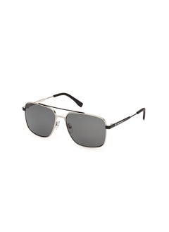 Men's Polarized Rectangular Sunglasses - BS004416D58 - Lens Size: 58 Mm