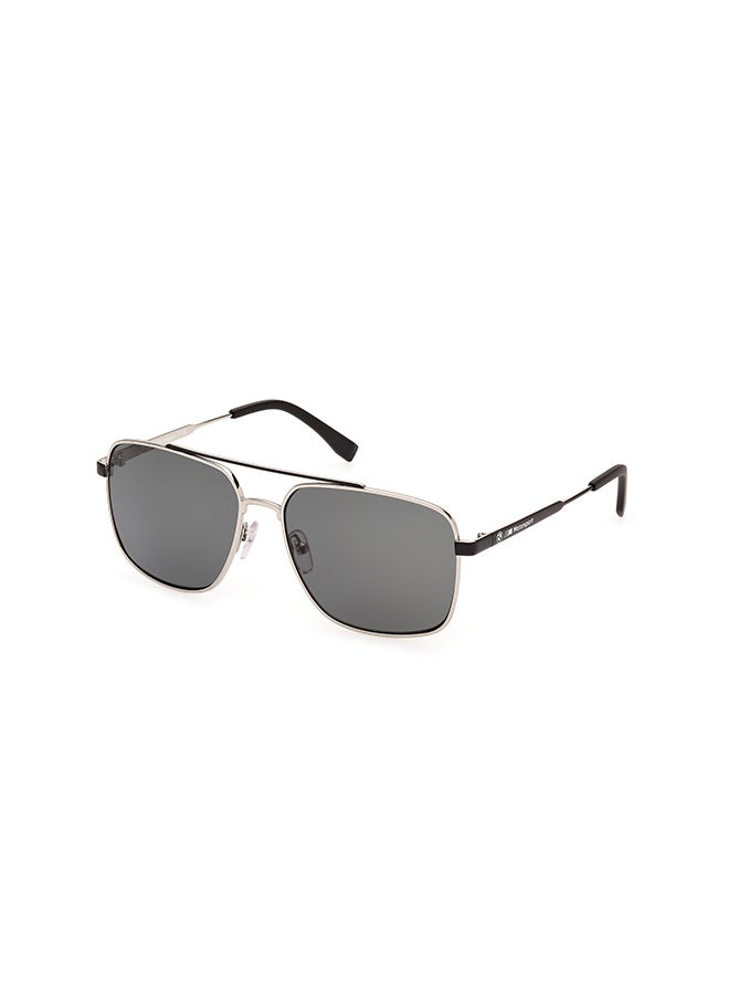 BMW - Men's Polarized Rectangular Sunglasses - BS004416D58 - Lens Size: 58 Mm - Image 1