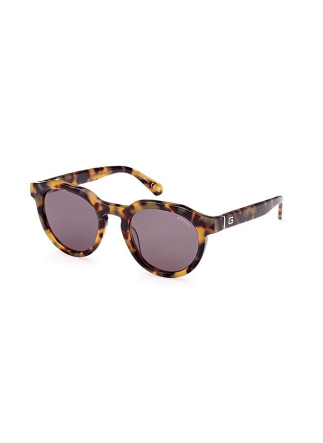 GUESS Round Sunglasses For Men - Blonde Havana  - Image 1