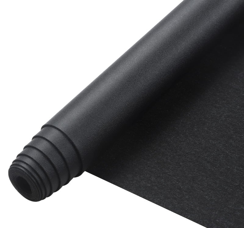 Picheng Smooth Solid Color Faux Leather Sheets 13.8"X53"(35cmX135cm),Soft Faux Leather Roll Very Suitable for Making Crafts,Leather Earrings, Bows,Sewing DIY Projects (Black) - Image 2