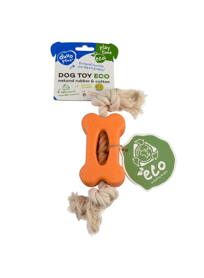 Duvo + Duvo+ Eco Rubber Flat Bone Bamboo/Rice + Cotton 27x6.5x3.8 Cm Mixed Colors - Image 2