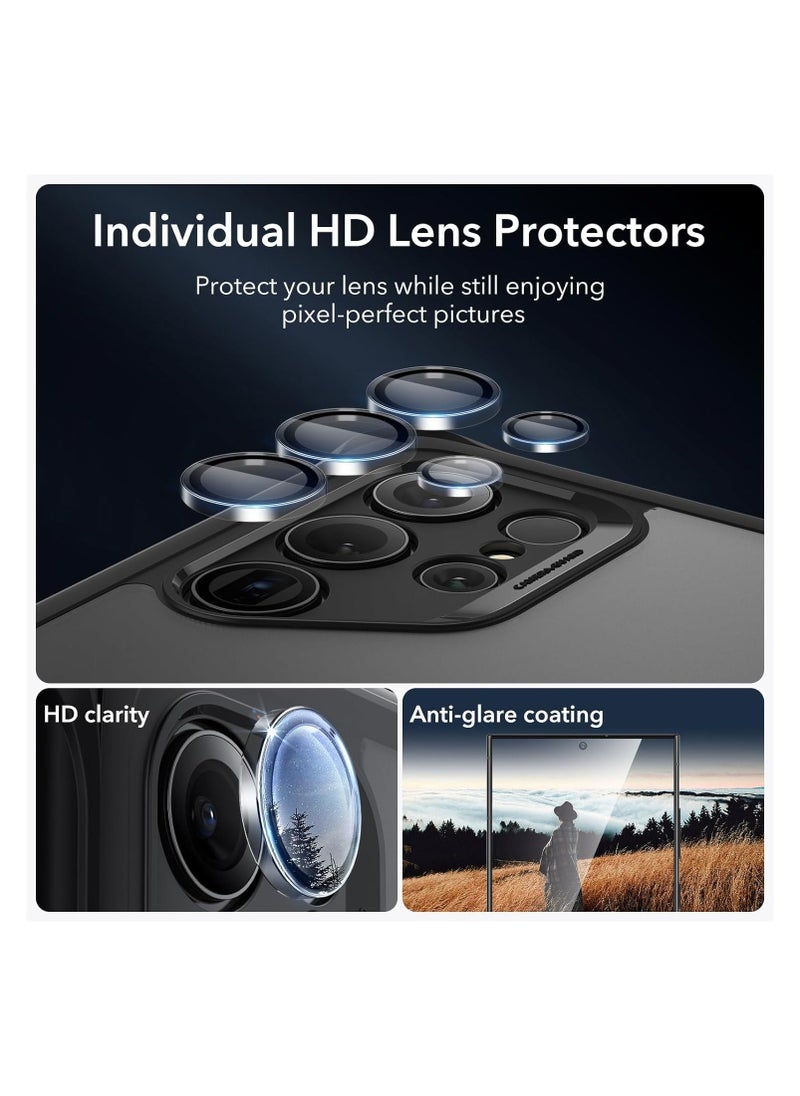 ESR - ESR for Samsung S24 Ultra Case, S24 Ultra Cover with Extra Protective Front Frame& 3 Kickstand Modes, Exceeds Full-Coverage Protection, Heavy Duty Shock Armor Kickstand Case, Frosted Black - Image 1