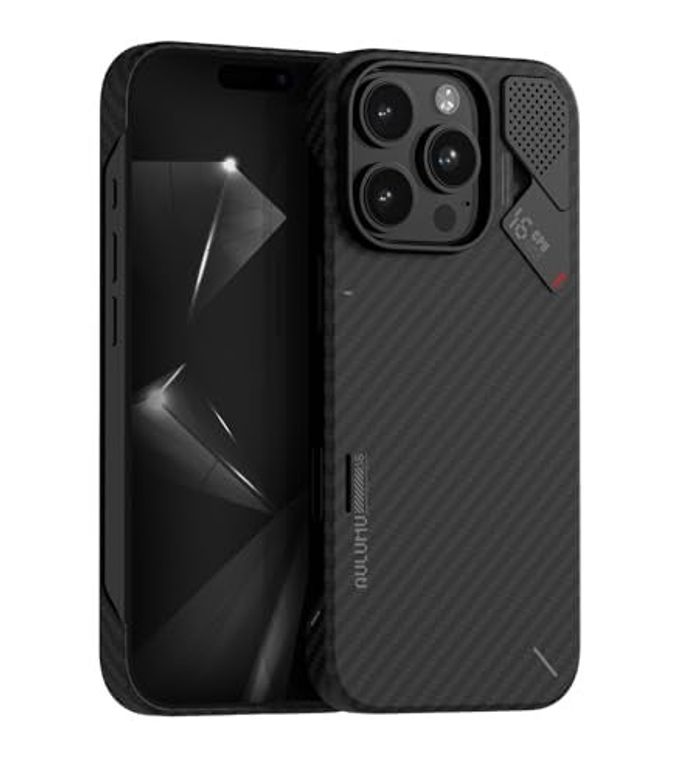 Aulumu A16 Aramid Fiber For Iphone 16 Pro Case | 1500D Ultra Slim Woven | Real Cooling | Compatible With Magsafe - Image 1