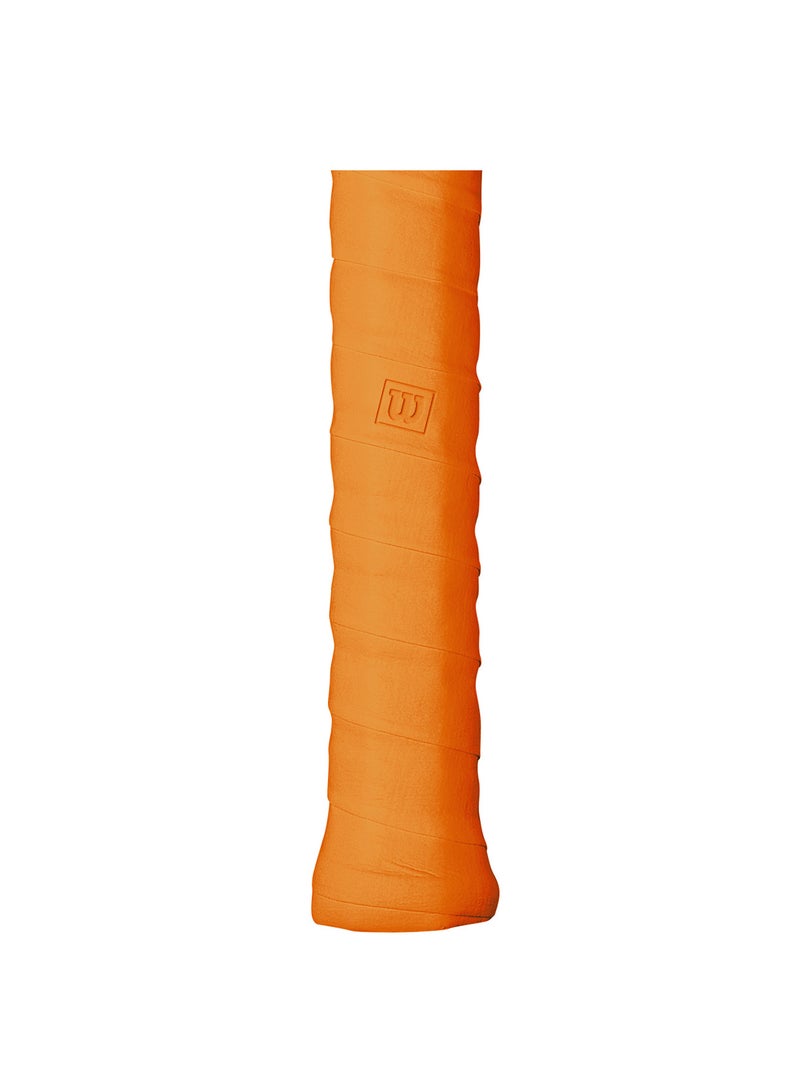Wilson Pro Soft Tennis Racket Orange Overgrip - 3 overgrips pack - Image 2