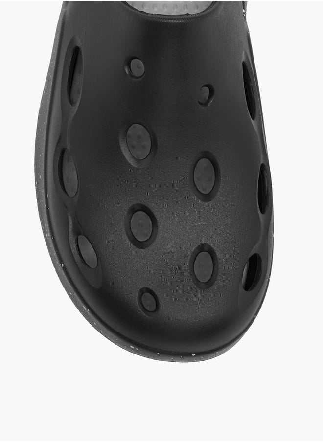 Lee Cooper - Men's Printed Slip-On Clogs with Cutout Detail - Image 1