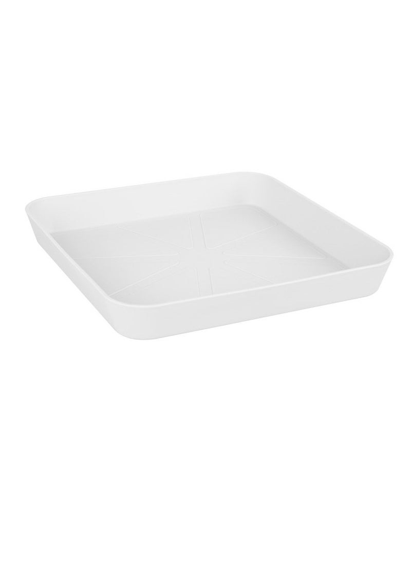 KNP EL Loft Saucer Square - White - 22 cm