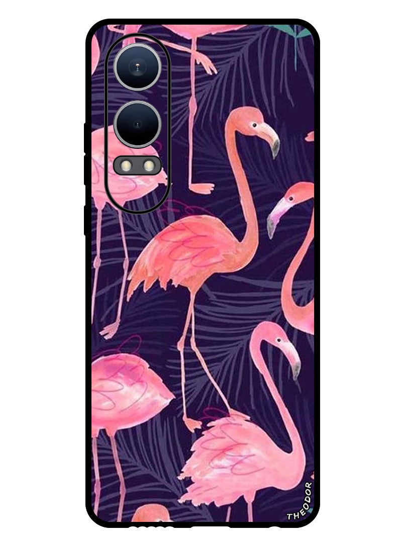 Theodor Protective Case Anti Scratch Shock Proof Bumper Cover For OnePlus Nord CE4 Lite Flamingo - Image 1