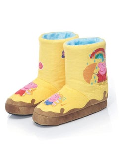 WOW! STUFF Peppa Pig Toys Muddy Puddle Boots With Sounds | Interactive Wearable Yellow Toy Wellies With Sound And Music Activated As You Walk Or Run  - Image 1