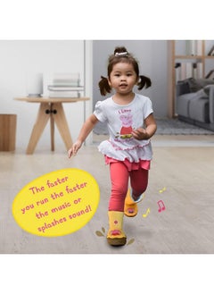 WOW! STUFF Peppa Pig Toys Muddy Puddle Boots With Sounds | Interactive Wearable Yellow Toy Wellies With Sound And Music Activated As You Walk Or Run  - Image 4