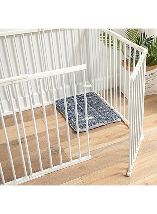 Rubik سياج داخلي للكلاب للكلاب الصغيرة، سياج فناء محمول، حاجز عزل داخلي (6 ألواح، مقاس كل لوح 42 سم × 68 سم) - Image 4