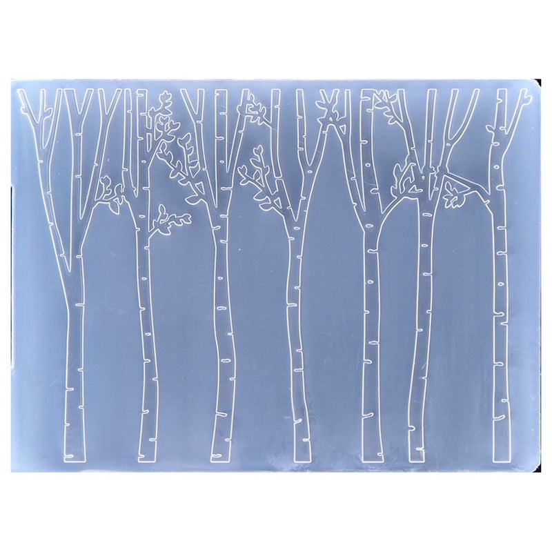 KWELLAM KWELLAM Tree Forest Plastic Embossing Folders for Card Making Scrapbooking and Other Paper Crafts