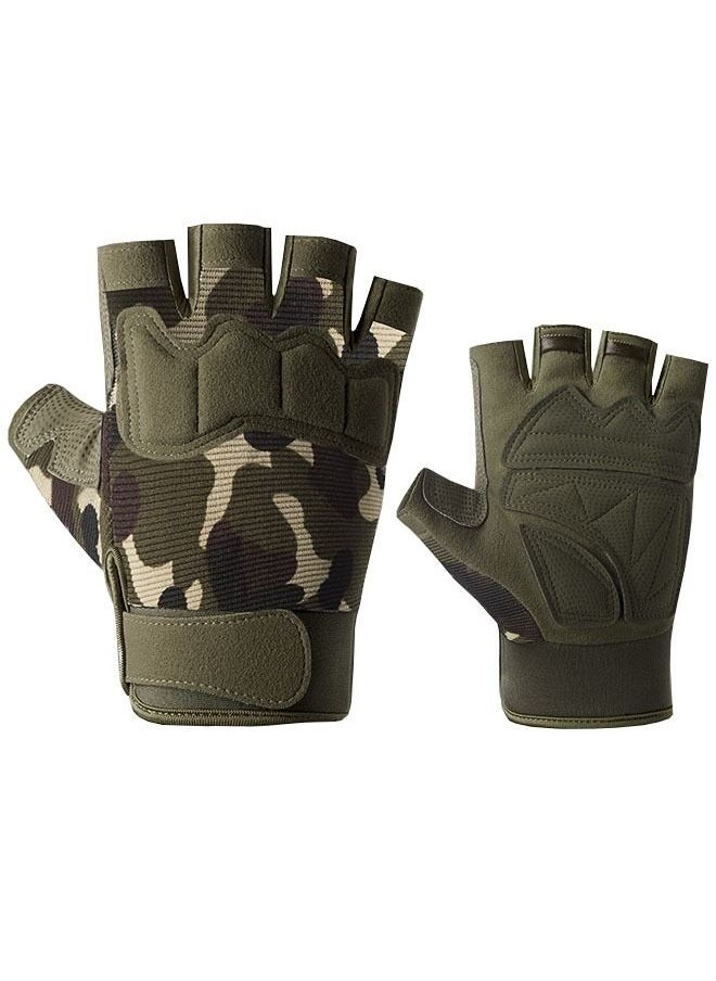 ZCM-HAPPY 1 Pair of Outdoor Fitness Sports Training Gloves  - Image 1