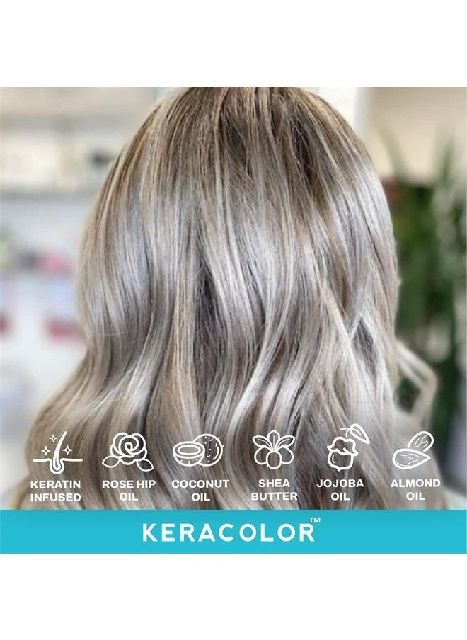 KERACOLOR - Keracolor Clenditioner PLATIUM Hair Dye - Semi Permanent Hair Color Depositing Conditioner, Cruelty-free, 33.8 Fl. Oz. - Image 1