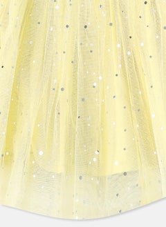 Nautinati Nautinati Girls' Shimmery Party Frock With Ruffle Sleeves  - Image 5