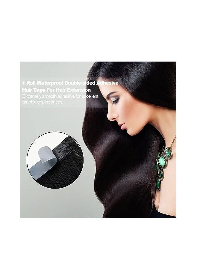 ORiTi ORiTi 4 Rolls Lace Front Wig Tape Waterproof Strong Adhesive Double Sided Lace Wigs Tape Lace Front Support Tapes Hairpiece Tapes Double Sided Strip Toupee Tapes for Wig Hair Extension  - Image 4