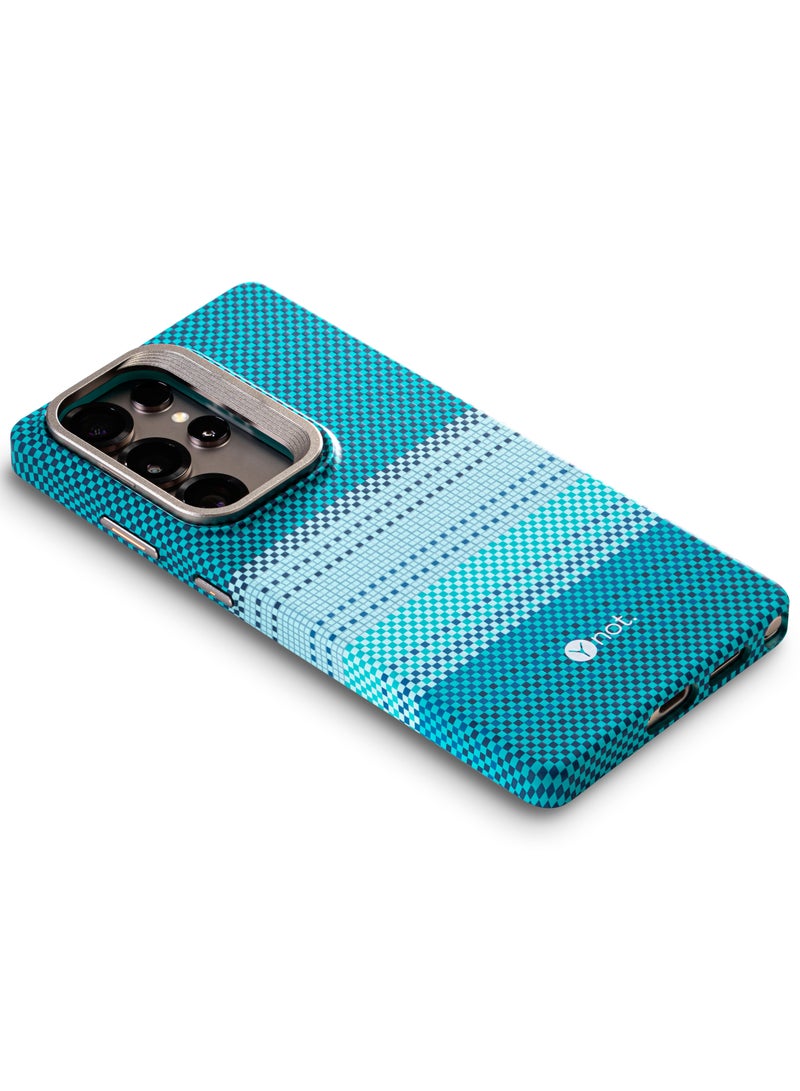 YNOT MagSafe Protective Case with Camera Holder for Samsung S25 Ultra - green - Image 5