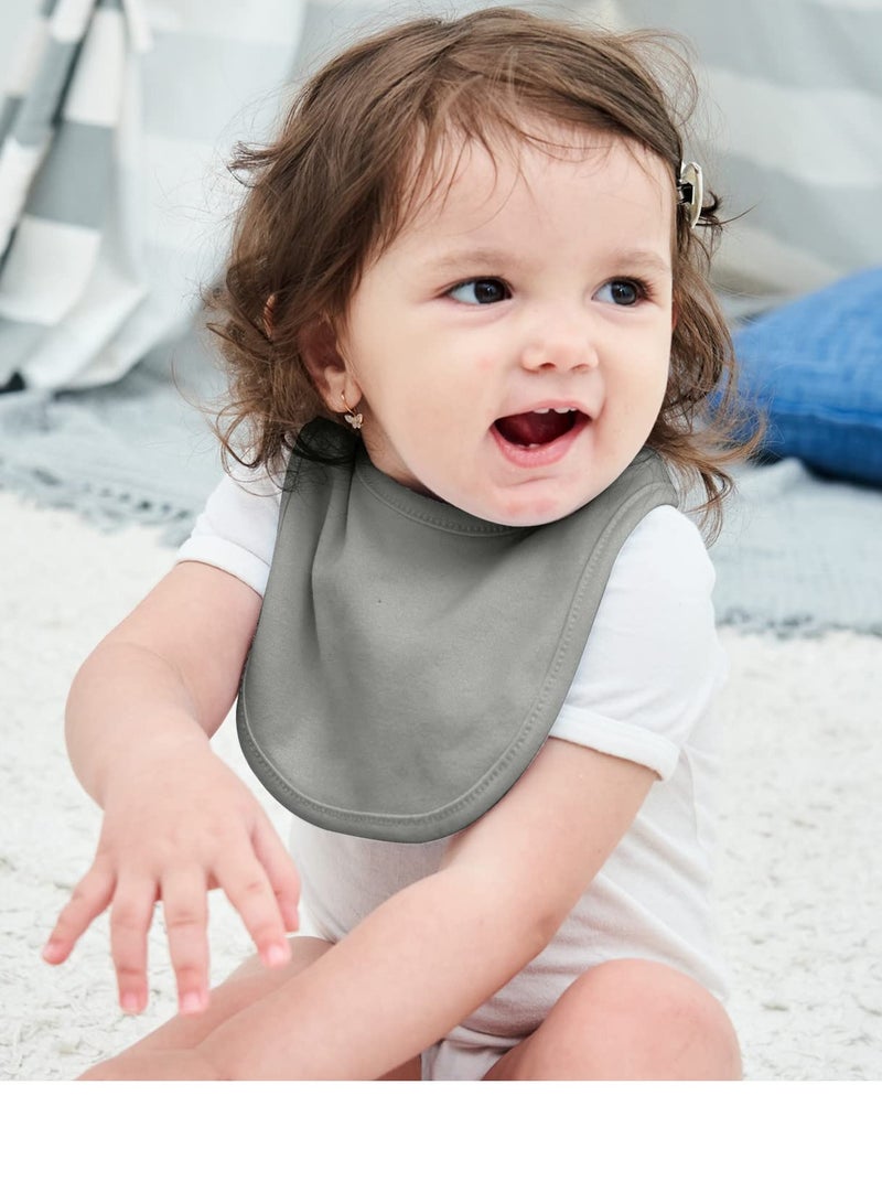 سيوسي مرايل موسلين، 8 عبوات مرايل باندانا للأطفال الرضع، مرايل متعددة الألوان 4 طبقات من القطن العضوي فائق النعومة والامتصاص للأطفال الرضع، للأطفال الرضع حديثي الولادة من 0-3 سنوات - Image 2