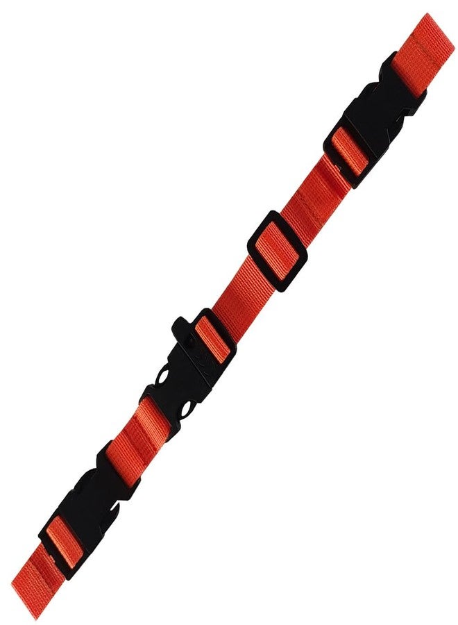 HDHYK Backpack Chest Strap - Nylon - Adjustable Universal Chest Strap (Orange) - Image 1