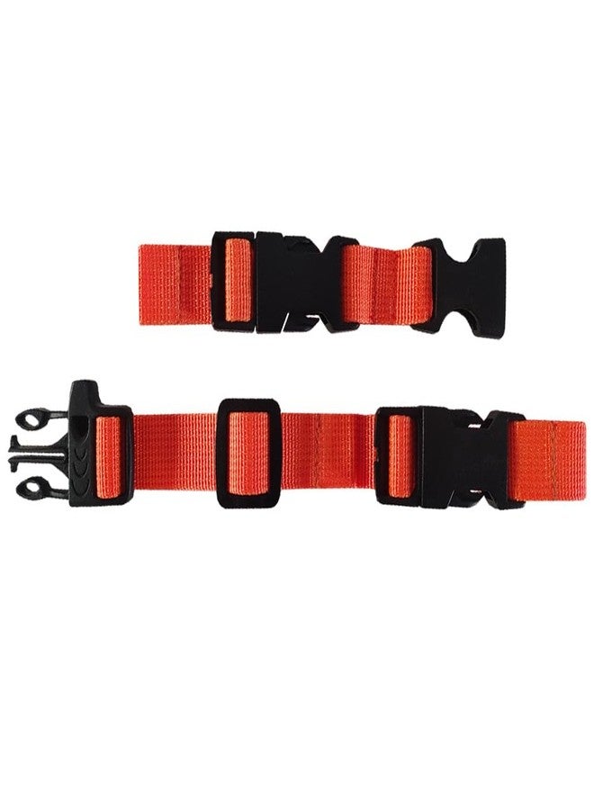 HDHYK Backpack Chest Strap - Nylon - Adjustable Universal Chest Strap (Orange) - Image 2