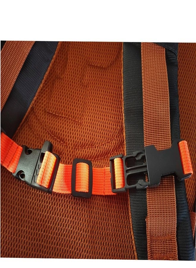 HDHYK Backpack Chest Strap - Nylon - Adjustable Universal Chest Strap (Orange) - Image 4