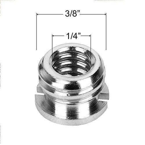 CarPro Camera 1/4"-20 to 3/8"-16 Reducer Bushing Convert Screw Adapter for Monopod, Tripod, Ballhead, Stand and Video Light DSLR SLR (10 Pack) - Image 3