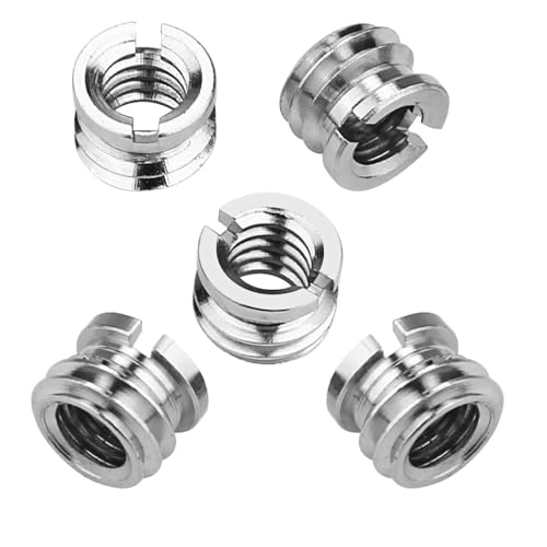 CarPro Camera 1/4"-20 to 3/8"-16 Reducer Bushing Convert Screw Adapter for Monopod, Tripod, Ballhead, Stand and Video Light DSLR SLR (10 Pack) - Image 2