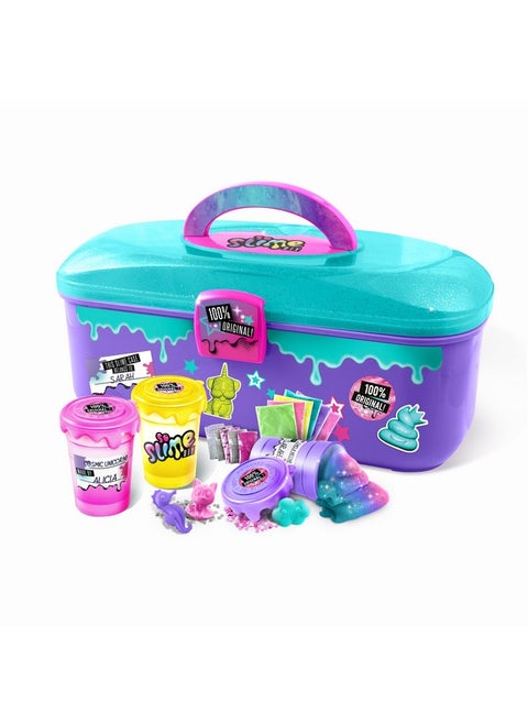 So Slime Diy Slime Case Shaker Storage Set Make Your Own 6 Slimes & Decorate Your Caddy Just Add Water No Glue, No Mess