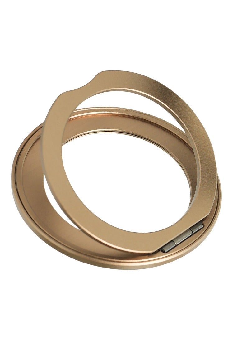AZTECH GripStand 360، حلقة هاتف ذكي، متوافقة مع MagSafe، حامل حلقة، ZERO SAFE Circle، منع السقوط، حامل عرض، ذهبي - Image 1
