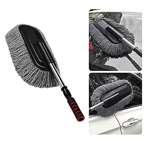 HSR Microfiber Flexible Duster Car Wash Brushes Dry/Wet Home, Kitchen, Office Cleaning Brush with Expandable Handle - Image 1