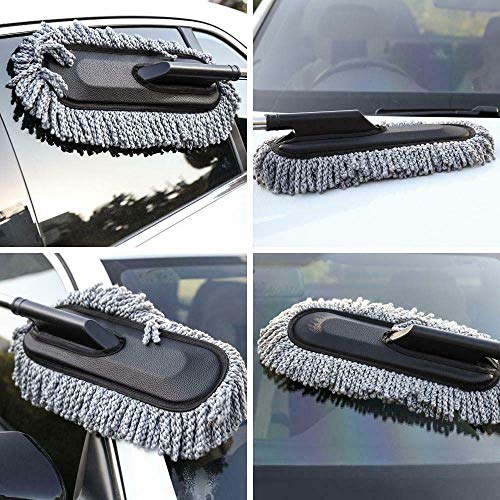 HSR Microfiber Flexible Duster Car Wash Brushes Dry/Wet Home, Kitchen, Office Cleaning Brush with Expandable Handle - Image 5