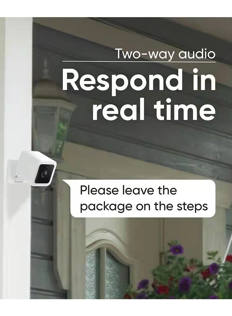 WYZE Color Night Vision, Wired 1080p HD Indoor/Outdoor Video Camera, Works with Alexa, Google Assistant, and IFTTT - Image 4