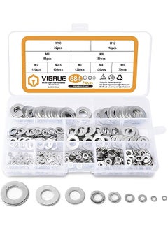 Glarks 220-Pieces Plastic Self Drilling Drywall Ribbed Anchors Hollow-Wall Anchor with Screws Assortment Kit for Drywall, Hollow-Wall Hanging Wall Shelf or Blinds  - Image 1