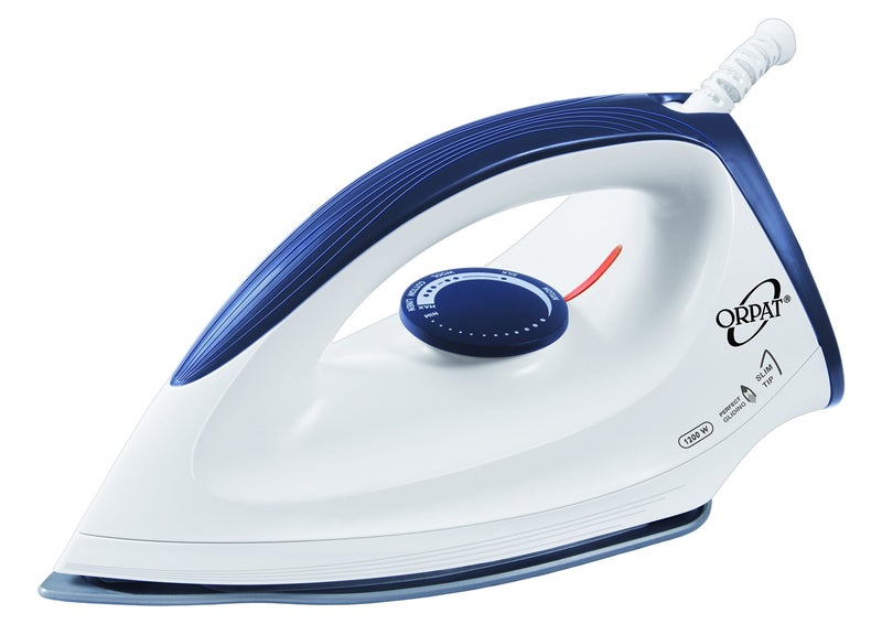 Orpat OEI 187 1200-Watt Dry Iron (White and Blue) - Image 1