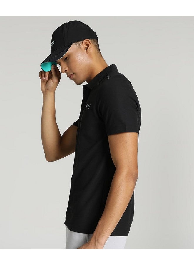 PUMA Puma Men's Solid Regular Fit T-Shirt (621154_Black M) - Image 2