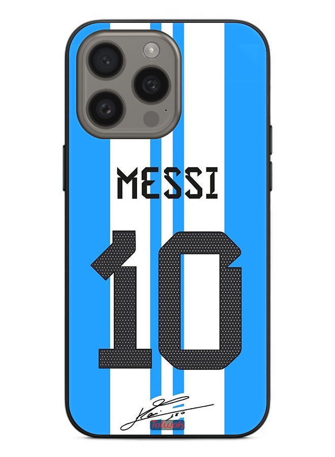 Tolwak Apple iPhone 15 Pro Max Protective Case Cover Messi 10 - Image 2