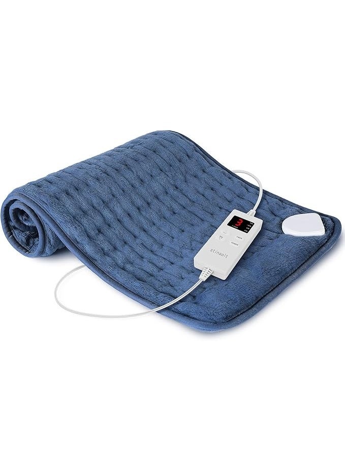 Medical-Grade Fast Heating Thermal Pad - Ultra-Soft Velvet Cover for Maximum Comfort - Instant Relief Soothing Heat Pad for Muscle Pain and Relaxation
