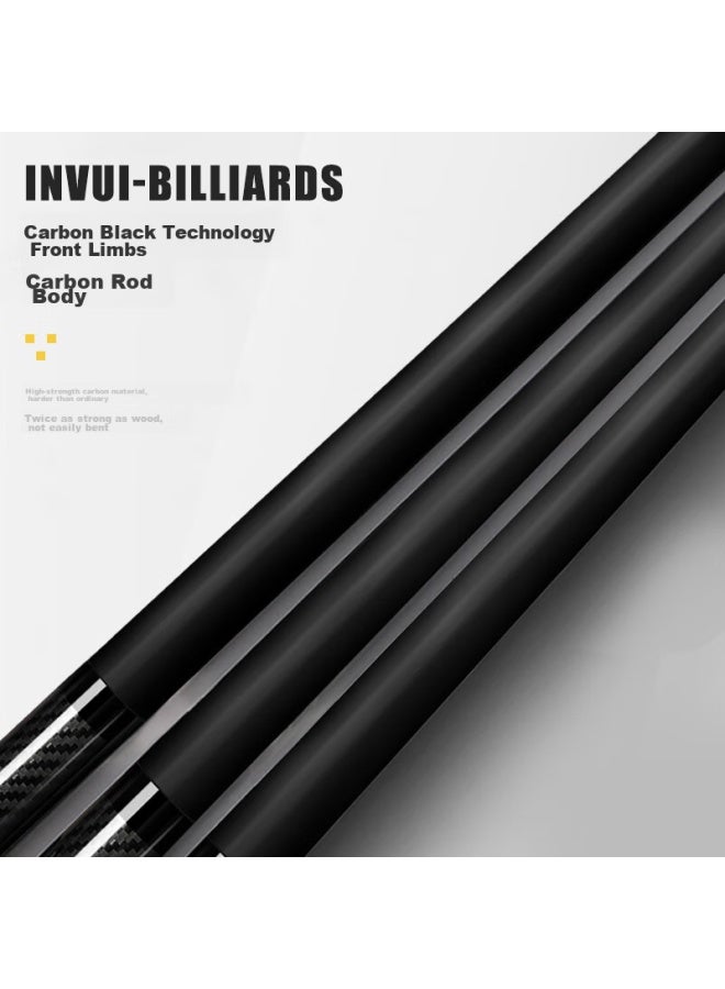 INVUI Invui Pool Cue, Carbon Fiber Tip, Chinese 8-ball, High-tech Carbon Fiber Billiard Cue, Full-length Cue, Cr20 - Image 5