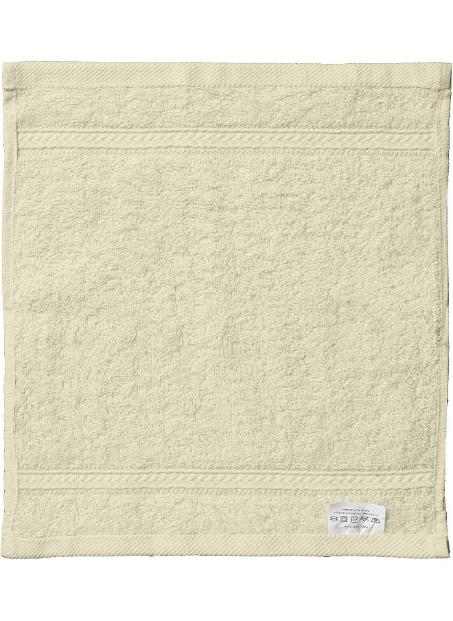 Hotel Linen Klub Princess Terry 100% Cotton 480 GSM Face Towel, Super Soft Quick Dry Highly Absorbent Dobby Border Ring Spun, Size: 30 x 30cm  - Image 3