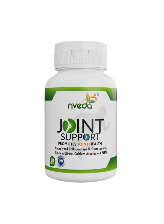 Joint Support for keeping Joints healthy containing Collagen Type 2, Glucosamine, Calcium and MSM (60 Nos) - Image 1