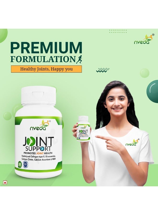 Joint Support for keeping Joints healthy containing Collagen Type 2, Glucosamine, Calcium and MSM (60 Nos) - Image 2