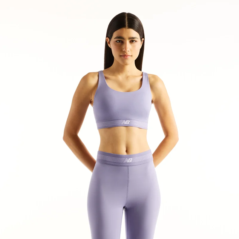 New Balance Dark Smoked Violet Women's AC Train Bra for Women | Best Price UAE