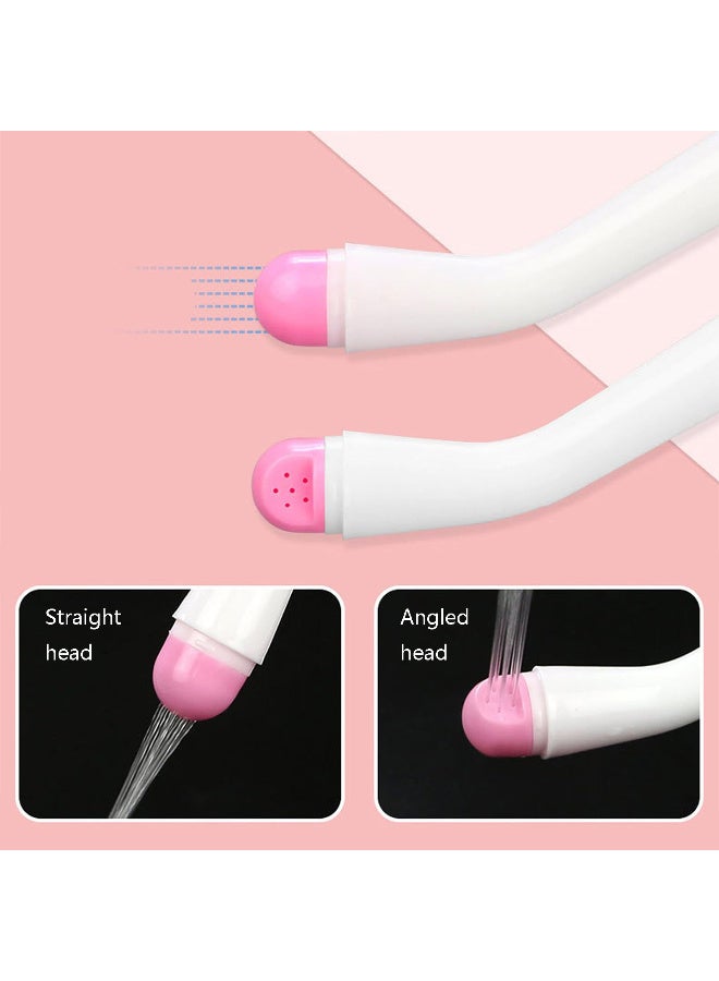 Lyaxm 500ML Portable Bidet Sprayer Travel Shattaf, Portable Travel Bottle, Handheld Bidet Sprayer for Personal Hygiene Cleaning, Baby Care, Postpartum Care, TPE Material Bidet Bottle with Two Spray Heads, High Temperature Resistance - Image 5