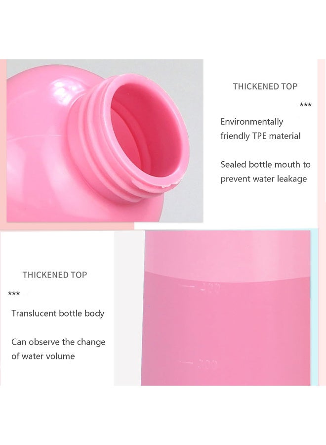 Lyaxm 500ML Portable Bidet Sprayer Travel Shattaf, Portable Travel Bottle, Handheld Bidet Sprayer for Personal Hygiene Cleaning, Baby Care, Postpartum Care, TPE Material Bidet Bottle with Two Spray Heads, High Temperature Resistance - Image 3